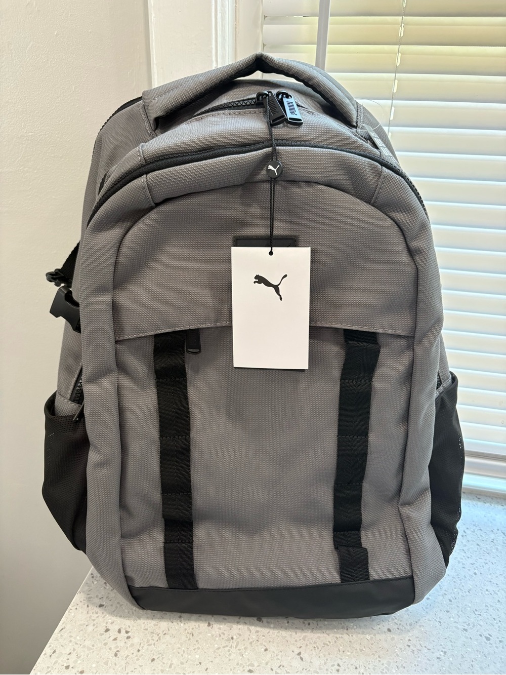 NWT Puma Coated Range Backpack Gray and Black Men's Backpack